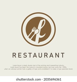 Initial Letter f With Spoon and Fork Icon for Restaurant, Catering, Cafe, Cafeteria, Food, Kitchen Retail Business Logo Design Concept	