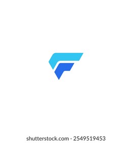 Initial Letter F With sport line Logo, Initial Letter Logo For Your Company Name, Alphabet Logo Template Ready For Use, Modern Initial Logo 