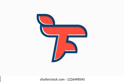 Initial letter F . Suitable For Infographics , Company Logo, Print, Digital, Icon, Apps, print T-Shirts and Other