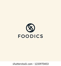 Initial Letter F typography Cryptocurrencies Coin logo design inspiration custom logo design