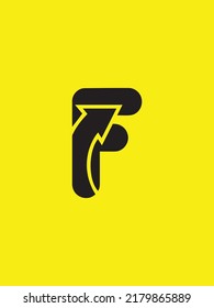 Initial Letter F With Upward Arrow For Finance, Development, Success, Training Business Logo Concept