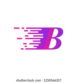 initial letter fast move logo