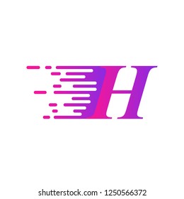initial letter fast move logo