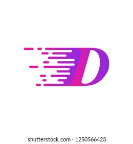 initial letter fast move logo