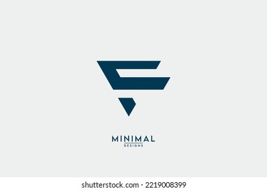 Initial letter FC, CF, F, C Logo Design Vector Template Element.