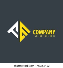 Initial Letter FE Design Logo