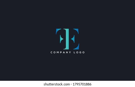 Initial Letter FE or EF Logo Design vector Template. Creative Abstract FE Logo Design Vector Illustration