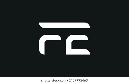 Initial Letter FE Logo Design. FE Logo Design. Creative And Modern FE logo.