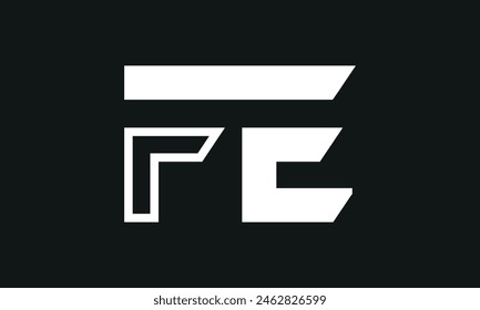 Initial Letter FE Logo Design. FE Logo Design. Creative And Modern FE logo.