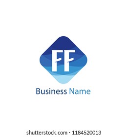 Initial Letter FF Logo Template Design