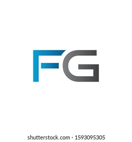Initial Letter FG Logo Design Vector Template. Creative Alphabetical FG Letter Logo