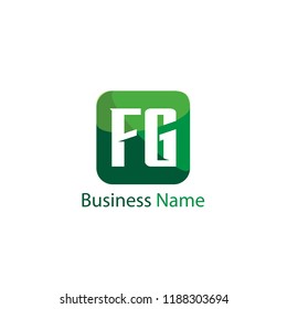 Initial Letter FG Logo Template Design