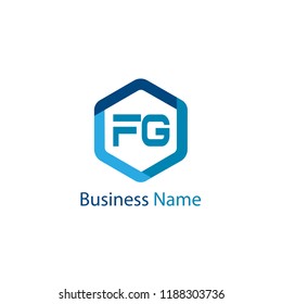 Initial Letter FG Logo Template Design