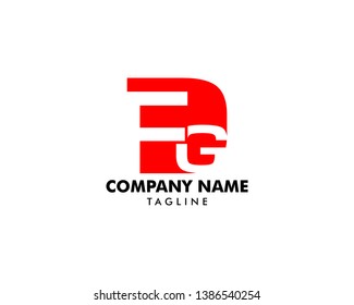 Initial Letter FG Logo Template Design