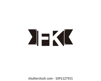 Initial Monogram Letter Mf Logo Vector Stock Vector (Royalty Free ...