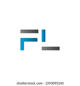 Initial Letter FL Logo Design Vector Template. Creative Alphabetical FL Letter Logo