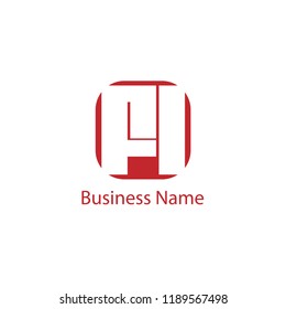 Initial Letter FL Logo Template Design