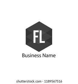 Initial Letter FL Logo Template Design