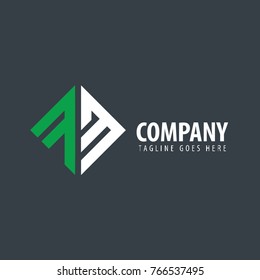 Initial Letter FM Design Logo