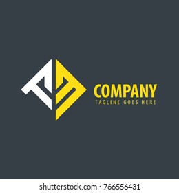 Initial Letter FM Design Logo
