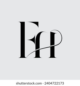 Initialbuchstaben Fn Logo Design kreatives modernes Symbol Symbol Monogramm