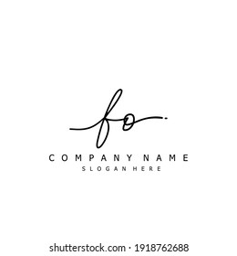 Ursprünglicher Brief des handgeschriebenen Logos der Kalligrafie. Handgeschriebenes Alphabet in der Logo-Vorlage. Buchstaben und Alphabet für Ihr Logo-Design.