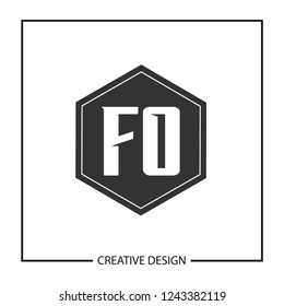 Initial Letter FO Logo Template Design