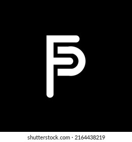 Initial Letter Fp Monogram Logo Concept Stock Vector (royalty Free 