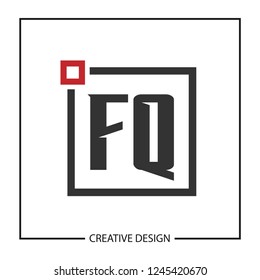 Initial Letter FQ Logo Template Design