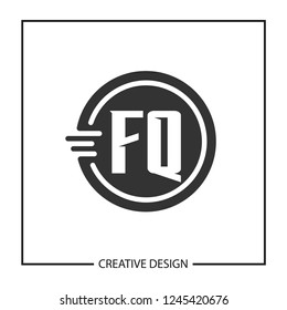 Initial Letter FQ Logo Template Design