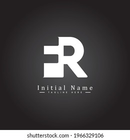 Initial Letter FR Logo - Minimal Business Logo