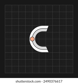 Initial letter free C logo vector design template. Business icon design.