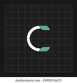 Initial letter free C logo vector design template. Business icon design.