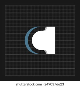 Initial letter free C logo vector design template. Business icon design.