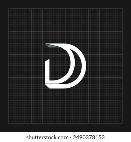 Initial letter free D logo vector design template. Business icon design.