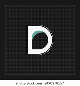 Initial letter free D logo vector design template. Business icon design.