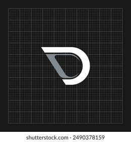 Initial letter free D logo vector design template. Business icon design.