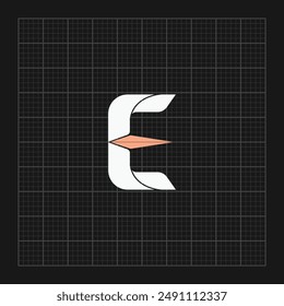 Initial letter free E logo vector design template. Business icon design.