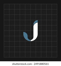 Initial letter free J logo vector design template. Business icon design.