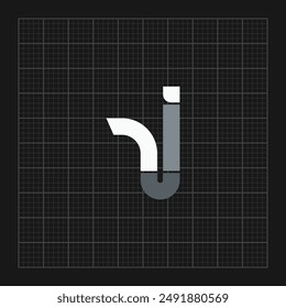 Initial letter free J logo vector design template. Business icon design.