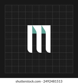 Initial letter free M logo vector design template. Business icon design.