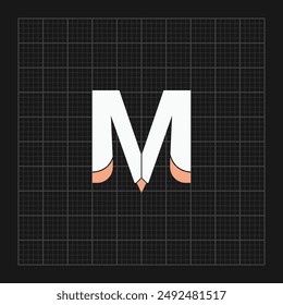 Initial letter free M logo vector design template. Business icon design.