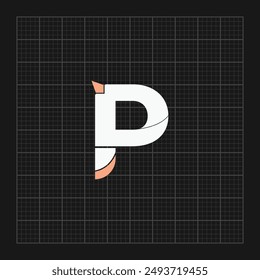 Initial letter free P logo vector design template. Business icon design.