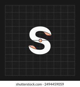 Initial letter free S logo vector design template. Business icon design.