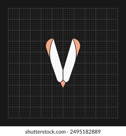 Initial letter free V logo vector design template. Business icon design.