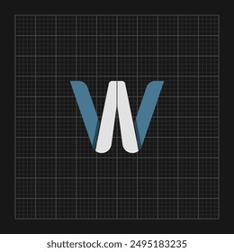 Initial letter free W logo vector design template. Business icon design.