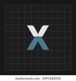 Initial letter free X logo vector design template. Business icon design.