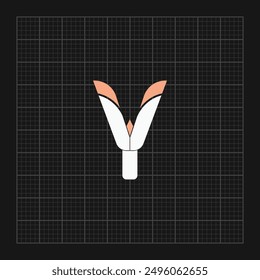 Initial letter free Y logo vector design template. Business icon design.