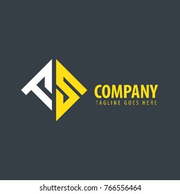 Initial Letter FS Design Logo