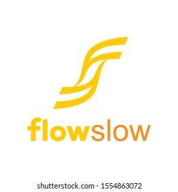 Initial letter fs logo design vector template